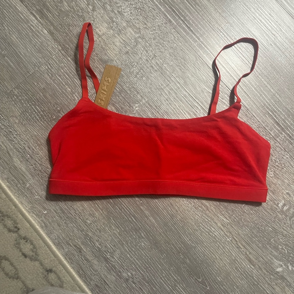 SKIMS Cotton Jersey Scoop Bralette